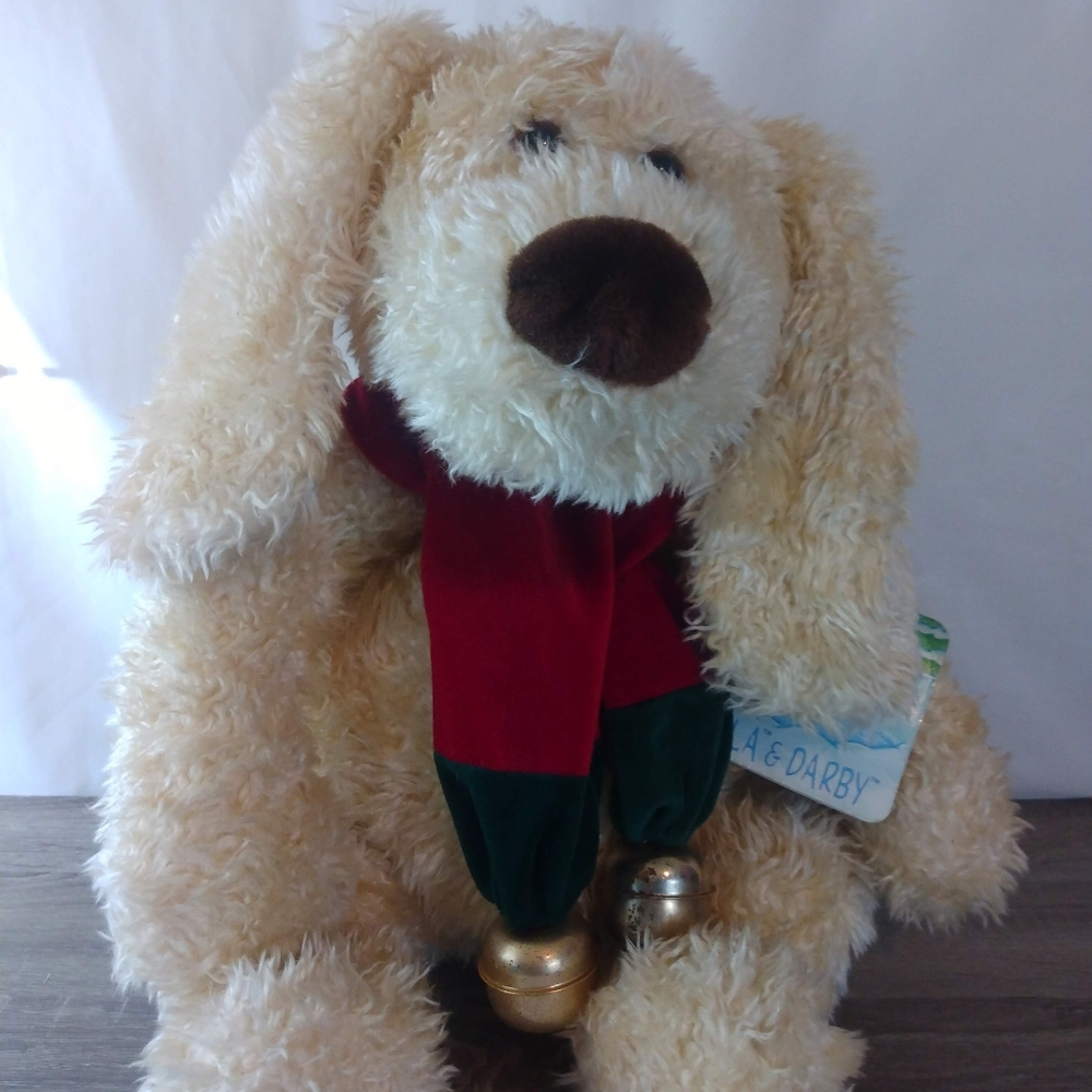 Darla & Darby Cream Christmas Teddy Bear